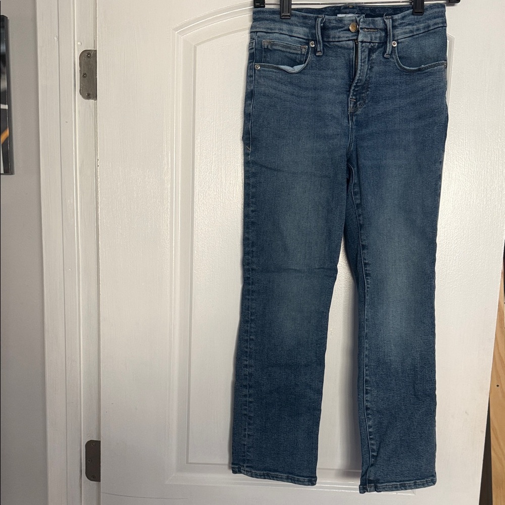 Good American Indigo Denim Pants